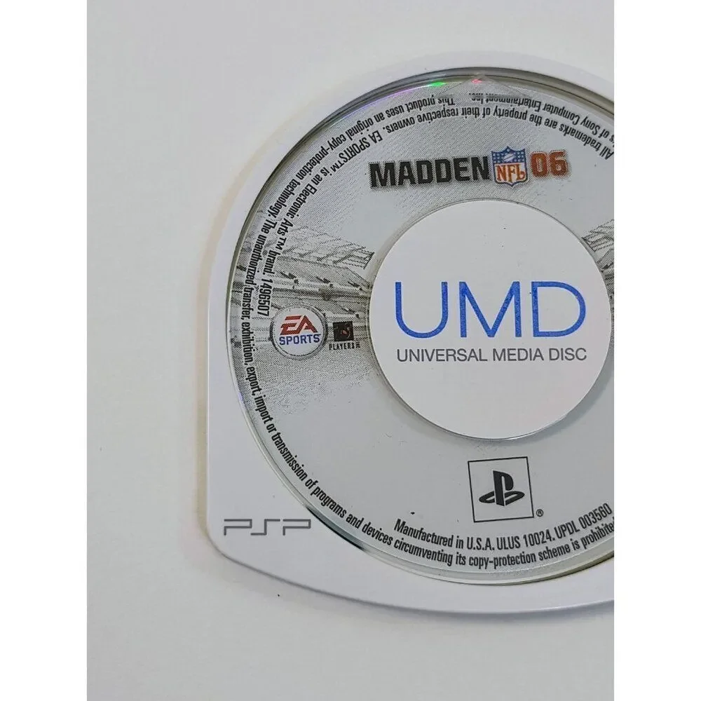 PlayStation PSP Madden 06 Video Game 2005 Game Only